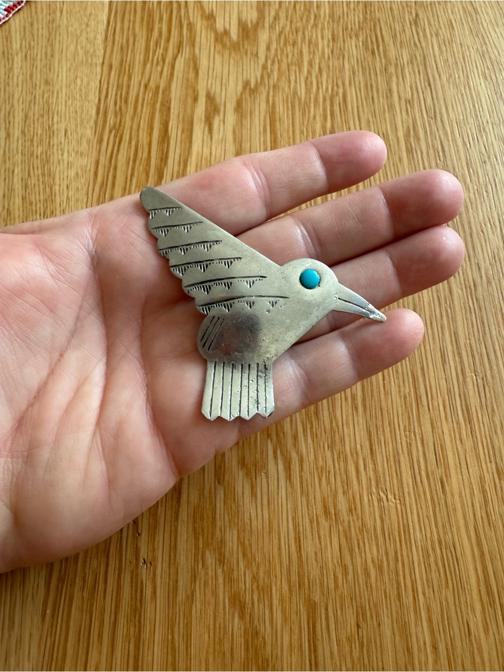 1988 Jonette Jewelry Hummingbird Brooch